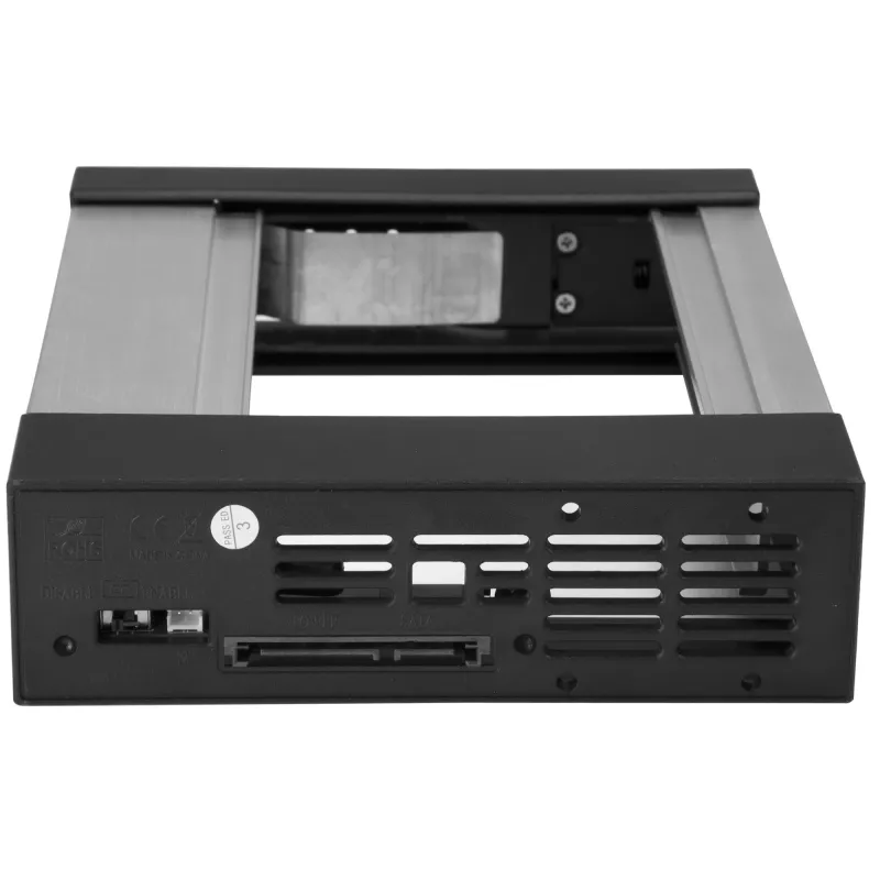 StarTech.com 5,25 auf 3,5 Festplatten-Hot-Swap-Einschub – Für 3,5-Zoll-SATA/SAS-Laufwerke – Trayless – Aluminium