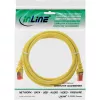 InLine Patchkabel S/FTP PiMF Kat.6 250MHz PVC Kupfer gelb 1m