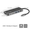 StarTech.com USB-C-Multiport-Adapter, tragbarer USB-C-Dock auf 4K HDMI, 2-fach USB 3.0 Hub, SD/SDHC, GbE, 60W PD Pass-Through – USB Type-C/Thunderbolt 3 – ERSETZT DURCH DKT30CHSDPD1