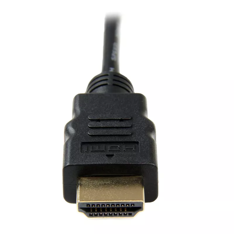 StarTech.com 3m Micro HDMI auf HDMI Kabel mit Ethernet - 4K 30Hz Video - Langlebiges High Speed Micro HDMI Typ-D auf HDMI 1.4 Adapterkabel / Konverterkabel - UHD HDMI Monitore / Fernseher / Displays - M/M