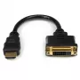 StarTech.com 8in HDMI-auf-DVI-D-Videokabel-Adapter – HDMI-Stecker auf DVI-Buchse