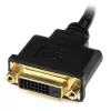 StarTech.com 8in HDMI-auf-DVI-D-Videokabel-Adapter – HDMI-Stecker auf DVI-Buchse