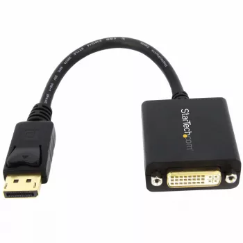 StarTech.com DisplayPort auf DVI Adapter - DisplayPort auf DVI-D Adapter Videokonverter 1080p - DP 1.2 auf DVI Monitor/Display Kabeladapter Dongle - DP auf DVI Adapter - Verriegelbarer DP Anschluss