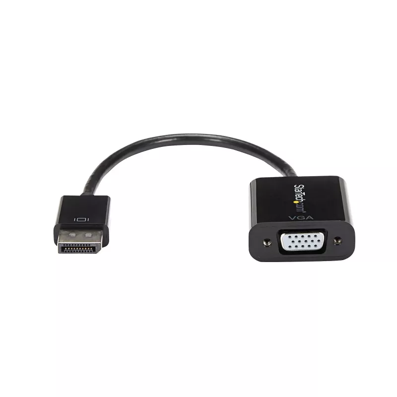 StarTech.com DisplayPort-zu-VGA-Adapter – Aktiver DP-zu-VGA-Konverter – 1080p-Video – DP/DP++-Quelle zu VGA-Monitor-Kabeladapter – DP-zu-VGA-Adapter-Dongle Digital-zu-Analog – DP 1.2 zu VGA