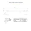 StarTech.com 10ft (3m) UK Computer-Netzkabel, 18AWG, BS 1363 auf C13, 10A 250V, Schwarzes Ersatz-AC-Netzkabel, Kaltgerätekabel / UK-Netzkabel, PC-Netzteil-Kabel, TV-/Monitor-Netzkabel