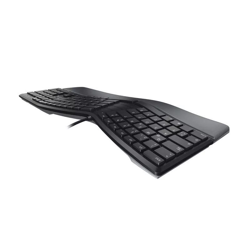CHERRY KC 4500 ERGO Tastatur Universal USB QWERTY US Englisch Schwarz