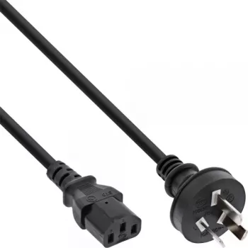 InLine Netzkabel, China-Stecker männlich / 3-polig IEC C13 männlich, 1,8 m