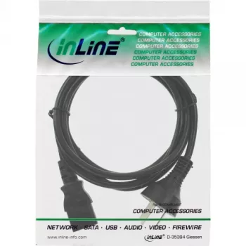 InLine Netzkabel, China-Stecker männlich / 3-polig IEC C13 männlich, 1,8 m