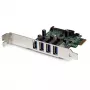 StarTech.com 4-Port PCI Express PCIe SuperSpeed USB 3.0 Controller-Kartenadapter mit UASP – SATA-Stromversorgung