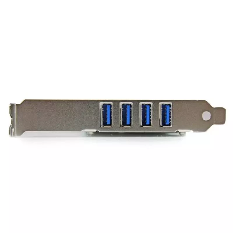 StarTech.com 4-Port PCI Express PCIe SuperSpeed USB 3.0 Controller-Kartenadapter mit UASP – SATA-Stromversorgung