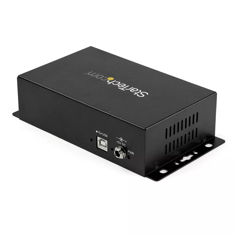 StarTech.com 8-Port USB auf DB9 RS232 Seriell Adapter Hub – Industrielle DIN-Schienen- und Wandmontage