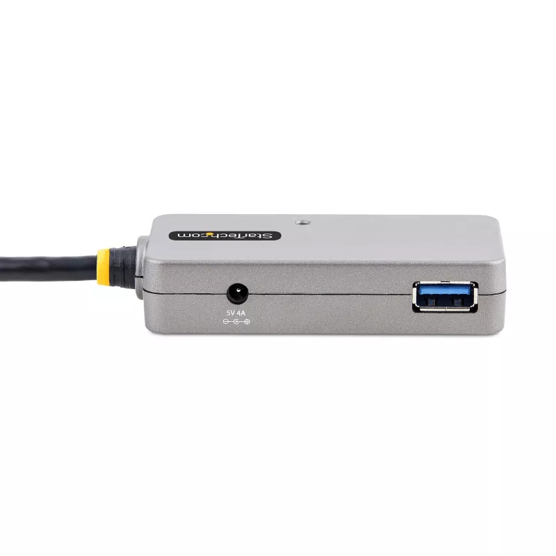 StarTech.com USB-Extender-Hub, 10m USB-3.0-Verlängerungskabel mit 4-Port USB-A-Hub, aktiver/busgespeister USB-Repeater-Kabel, optionales 20W-Netzteil inklusive, ESD-Schutz