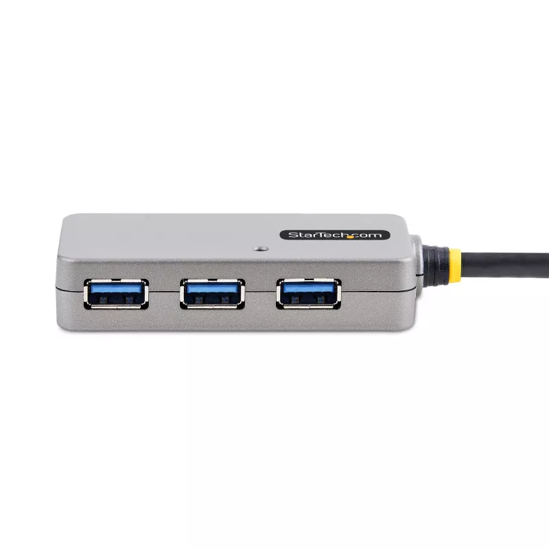StarTech.com USB-Extender-Hub, 10m USB-3.0-Verlängerungskabel mit 4-Port USB-A-Hub, aktiver/busgespeister USB-Repeater-Kabel, optionales 20W-Netzteil inklusive, ESD-Schutz