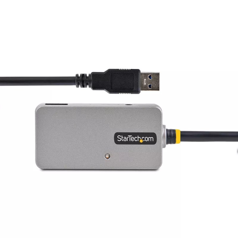 StarTech.com USB-Extender-Hub, 10m USB-3.0-Verlängerungskabel mit 4-Port USB-A-Hub, aktiver/busgespeister USB-Repeater-Kabel, optionales 20W-Netzteil inklusive, ESD-Schutz