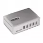 StarTech.com 7-Port USB-C Hub - 5x USB-A + 2x USB-C - Self-Powered w/65W Power Supply - USB 3.1 10Gbps - Desktop/Laptop USB Hub w/3ft USB-IF Certified Locking Kabel - USB C Hub