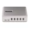 StarTech.com 7-Port USB-C Hub - 5x USB-A + 2x USB-C - Self-Powered w/65W Power Supply - USB 3.1 10Gbps - Desktop/Laptop USB Hub w/3ft USB-IF Certified Locking Kabel - USB C Hub