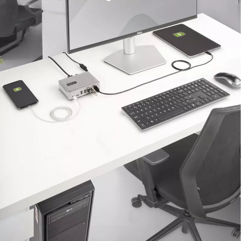 StarTech.com 7-Port USB-C Hub - 5x USB-A + 2x USB-C - Self-Powered w/65W Power Supply - USB 3.1 10Gbps - Desktop/Laptop USB Hub w/3ft USB-IF Certified Locking Kabel - USB C Hub