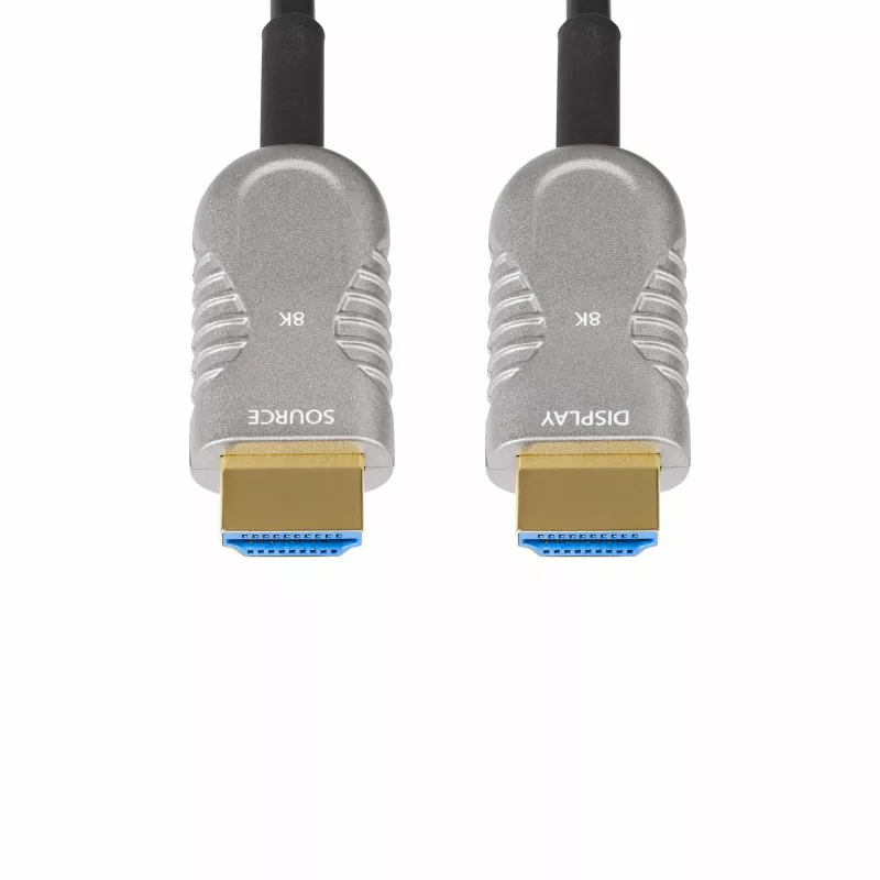 StarTech.com 15,2 m (50 ft) HDMI 2.1 Hybrid Active Optical Kabel (AOC), CMP, Plenum-Rated, 8K Ultra High Speed HDMI 2.1/2.0 Glasfaserkabel, 48 Gbit/s, 8K 60 Hz/4K 120 Hz, HDR10+/FRL/TMDS/eARC