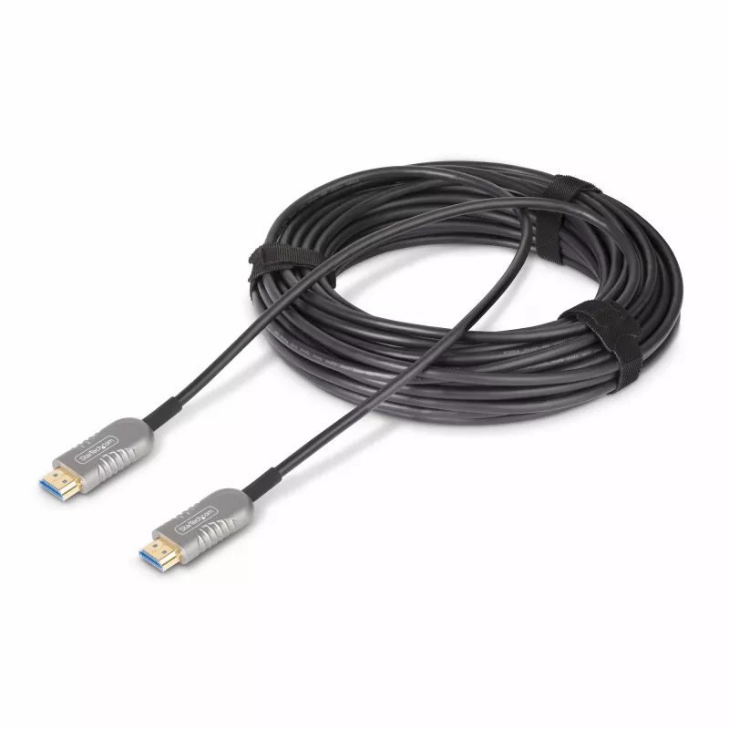 StarTech.com 100ft (30,4m) HDMI 2.1 Hybrid Active Optical Kabel (AOC), CMP, Plenum-zertifiziert, 8K Ultra High Speed HDMI 2.1/2.0 Glasfaserkabel, 48Gbps, 8K 60Hz/4K 120Hz, HDR10+/FRL/TMDS/eARC