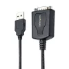 StarTech.com 1m USB-zu-Seriell-Kabel mit COM-Port-Erhaltung, DB9-Stecker RS232 zu USB-Konverter, USB-zu-Seriell-Adapter für SPS/Drucker/Scanner, Prolific-Chipsatz, Windows/Mac