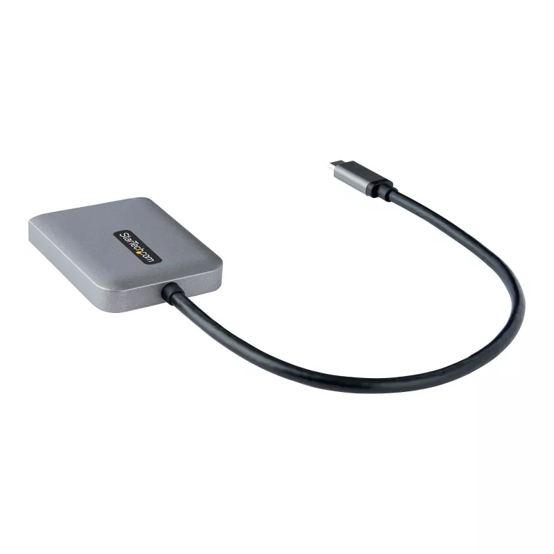 StarTech.com USB-C auf Dual HDMI MST HUB - Dual HDMI 4K 60Hz - USB Typ C Multi-Monitor-Adapter für Laptop mit 30cm Kabel - DP 1.4 Multi-Stream Transport Hub - USB-C auf HDMI Splitter