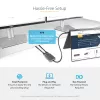 StarTech.com USB-C auf Dual HDMI MST HUB - Dual HDMI 4K 60Hz - USB Typ C Multi-Monitor-Adapter für Laptop mit 30cm Kabel - DP 1.4 Multi-Stream Transport Hub - USB-C auf HDMI Splitter