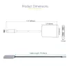 StarTech.com USB-C auf Dual HDMI MST HUB - Dual HDMI 4K 60Hz - USB Typ C Multi-Monitor-Adapter für Laptop mit 30cm Kabel - DP 1.4 Multi-Stream Transport Hub - USB-C auf HDMI Splitter