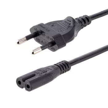 StarTech.com 1m (3ft) Laptop-Netzkabel, EU-Stecker auf C7, 2,5A 250V, 18AWG, Laptop-Ersatzkabel, Drucker-Netzkabel, Laptop-Ladekabel, Laptop-Netzteilkabel – UL-gelistet