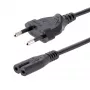StarTech.com 1m (3ft) Laptop-Netzkabel, EU-Stecker auf C7, 2,5A 250V, 18AWG, Laptop-Ersatzkabel, Drucker-Netzkabel, Laptop-Ladekabel, Laptop-Netzteilkabel – UL-gelistet