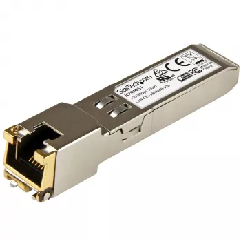 StarTech.com HP JD089B kompatibles SFP-Transceivermodul - 10/100/1000BASE-TX~HPE JD089B kompatibles SFP-Modul - 1000BASE-T - SFP auf RJ45 Cat6/Cat5e - 1GE Gigabit Ethernet SFP - RJ-45 100m - HPE 5820AF, 12500, 5500