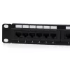 StarTech.com 24 Port 1U Rackmount Cat 6 110 Patch Panel, RJ-45, Rack-Montage, 1U, Schwarz, RoHS, CE, ETl, UL