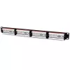 StarTech.com 24 Port 1U Rackmount Cat 6 110 Patch Panel, RJ-45, Rack-Montage, 1U, Schwarz, RoHS, CE, ETl, UL
