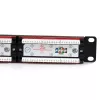 StarTech.com 24 Port 1U Rackmount Cat 6 110 Patch Panel, RJ-45, Rack-Montage, 1U, Schwarz, RoHS, CE, ETl, UL