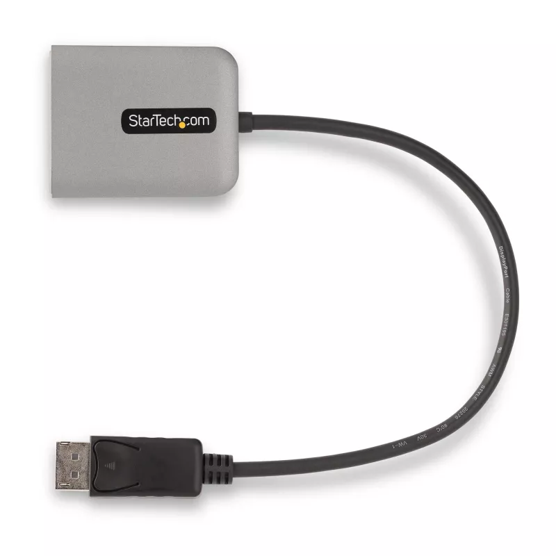 StarTech.com 2-Port DisplayPort MST Hub, Dual 4K 60Hz, DP auf 2x DisplayPort Monitor Adapter, DP 1.4 Multi-Monitor Video Adapter, 30 cm integriertes Kabel, USB mit Strom versorgt, nur Windows