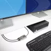 StarTech.com 2-Port DisplayPort MST Hub, Dual 4K 60Hz, DP auf 2x DisplayPort Monitor Adapter, DP 1.4 Multi-Monitor Video Adapter, 30 cm integriertes Kabel, USB mit Strom versorgt, nur Windows