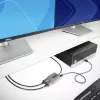 StarTech.com 2-Port DisplayPort MST Hub, Dual 4K 60Hz, DP auf 2x DisplayPort Monitor Adapter, DP 1.4 Multi-Monitor Video Adapter, 30 cm integriertes Kabel, USB mit Strom versorgt, nur Windows