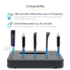 StarTech.com Standalone 1-auf-5 USB-Stick-Duplikator und -Löscher, Multi-USB-Flash-Laufwerk-Kopierer, System- und Datei- sowie Ganzlaufwerkskopie mit 1,5 GB/min, Einzel- und 3-Pass-Löschung, LCD-Anzeige – TAA