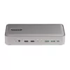 StarTech.com Dual-Laptop USB-C KVM-Dockingstation, Dual-Monitor 4K 60Hz DisplayPort-Dock, 5-Port USB-Hub, GbE, 90W/45W Power Delivery an zwei Laptops, Windows/Mac, 2-Host KVM-Dock - TAA