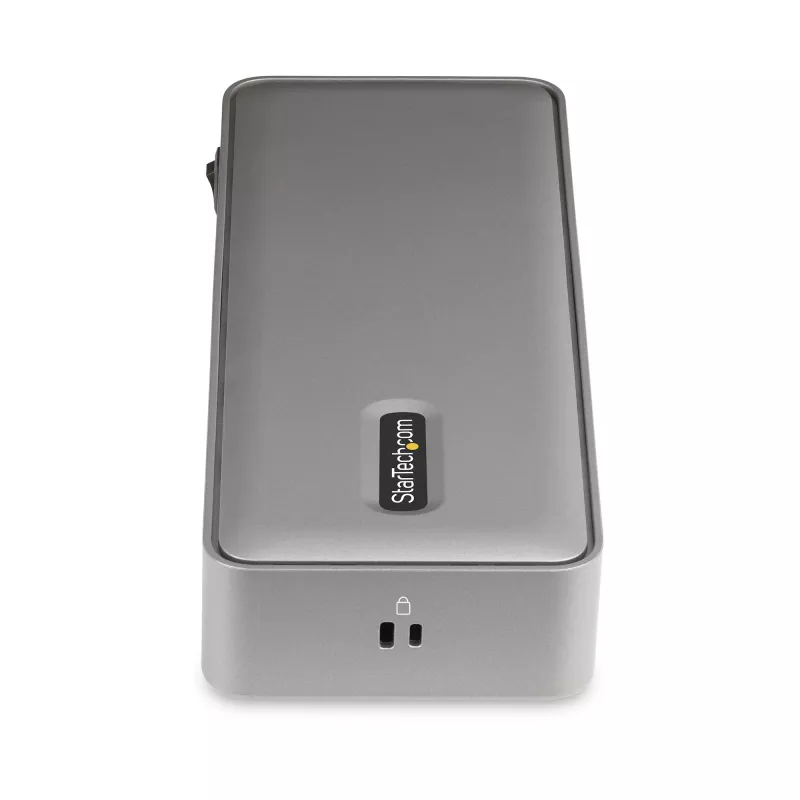 StarTech.com Dual-Laptop USB-C KVM-Dockingstation, Dual-Monitor 4K 60Hz DisplayPort-Dock, 5-Port USB-Hub, GbE, 90W/45W Power Delivery an zwei Laptops, Windows/Mac, 2-Host KVM-Dock - TAA