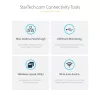 StarTech.com Dual-Laptop USB-C KVM-Dockingstation, Dual-Monitor 4K 60Hz DisplayPort-Dock, 5-Port USB-Hub, GbE, 90W/45W Power Delivery an zwei Laptops, Windows/Mac, 2-Host KVM-Dock - TAA