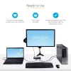 StarTech.com 2-Port Hybrid USB-A + HDMI & USB-C KVM-Switch - Einzelner 4K 60Hz HDMI 2.0 Monitor - Kompakter Desktop- und/oder Laptop-HDMI-KVM-Switch - USB-Bus-betrieben - Thunderbolt 3 kompatibel