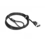 Kabelschloss Lenovo 4XE1F30277 Schwarz 1,8 m Zahlenschloss