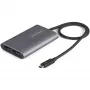 StarTech.com Thunderbolt auf Dual DisplayPort Adapter DP 1.4, Dual 4K 60Hz oder Single 8K/5K Thunderbolt zu DP Konverter, 2x DisplayPort Monitor Video Adapter - Mac & Windows