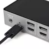 StarTech.com USB-C & USB-A Dock - Hybrid Universal Triple Monitor Laptop Docking Station DisplayPort & HDMI 4K 60Hz - 85W Power Delivery, 6x USB Hub, GbE, Audio - USB 3.1 Gen 2 10Gbps - TAA