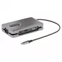 StarTech.com USB-C Dual-Monitor-Multiport-Adapter bis zu 4K 60Hz USB-C DP Alt Mode Videoausgang & HDMI 2.0, oder 1080p VGA, 100W PD Pass-Through, USB Typ-C Mini-Dock, USB-C Dockingstation, MST-Hub