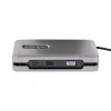 StarTech.com USB-C Dual-Monitor-Multiport-Adapter bis zu 4K 60Hz USB-C DP Alt Mode Videoausgang & HDMI 2.0, oder 1080p VGA, 100W PD Pass-Through, USB Typ-C Mini-Dock, USB-C Dockingstation, MST-Hub