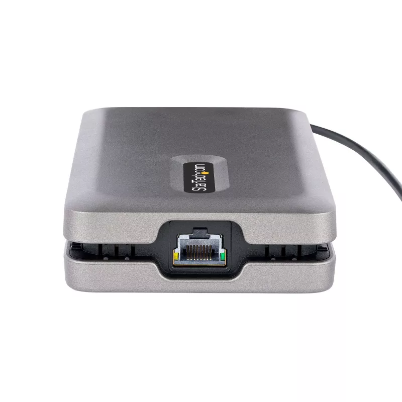 StarTech.com USB-C Dual-Monitor-Multiport-Adapter bis zu 4K 60Hz USB-C DP Alt Mode Videoausgang & HDMI 2.0, oder 1080p VGA, 100W PD Pass-Through, USB Typ-C Mini-Dock, USB-C Dockingstation, MST-Hub
