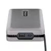 StarTech.com USB-C Dual-Monitor-Multiport-Adapter bis zu 4K 60Hz USB-C DP Alt Mode Videoausgang & HDMI 2.0, oder 1080p VGA, 100W PD Pass-Through, USB Typ-C Mini-Dock, USB-C Dockingstation, MST-Hub