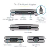 StarTech.com USB-C Dual-Monitor-Multiport-Adapter bis zu 4K 60Hz USB-C DP Alt Mode Videoausgang & HDMI 2.0, oder 1080p VGA, 100W PD Pass-Through, USB Typ-C Mini-Dock, USB-C Dockingstation, MST-Hub