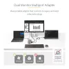 StarTech.com USB-C Dual-Monitor-Multiport-Adapter bis zu 4K 60Hz USB-C DP Alt Mode Videoausgang & HDMI 2.0, oder 1080p VGA, 100W PD Pass-Through, USB Typ-C Mini-Dock, USB-C Dockingstation, MST-Hub